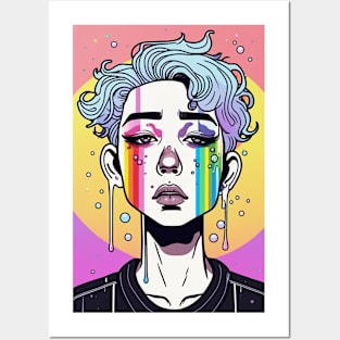 Rainbow Meltdown: LGBTQ+ Pride Wear Posters and Art